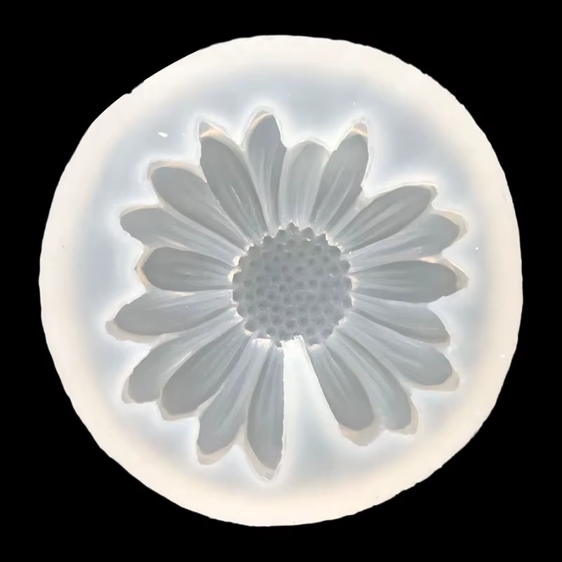 Moule 3D en forme de fleur de marguerite, en Silicone, fleur de soleil, aromathérapie, savon époxy,