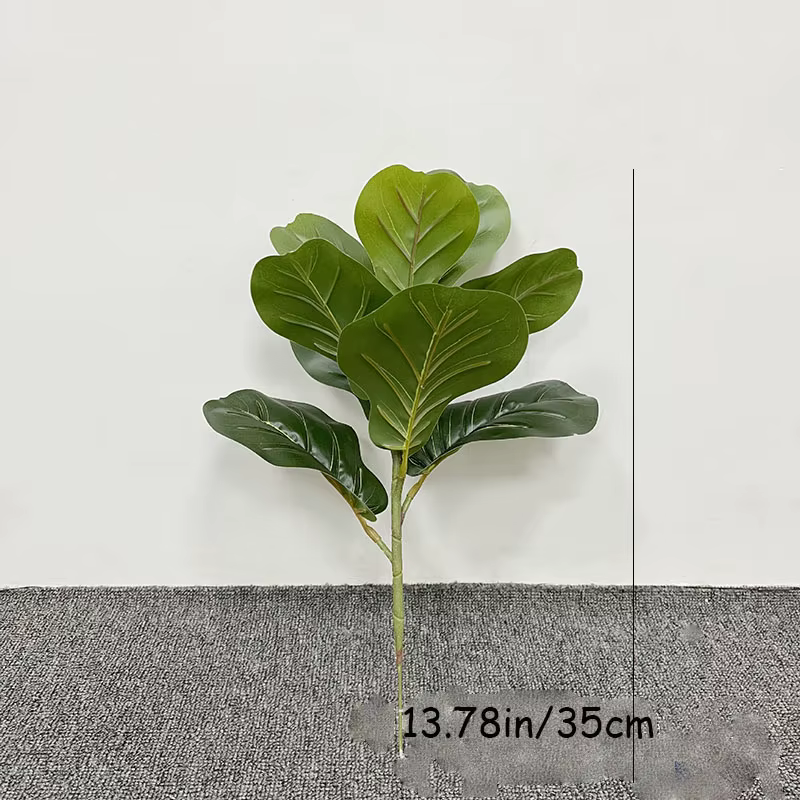 Grand Arbre Artificiel Ficus de 70 Pouces, Plantes Tropicales en Plastique, Fausses Feuilles Vertes,