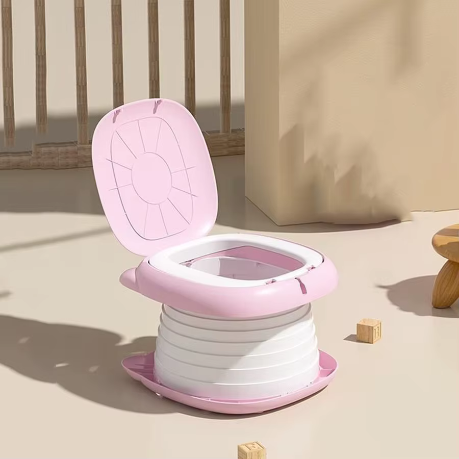 Pot portable pour tout-petits, pot pliable pour l'apprentissage de la propreté, pour voiture, campin