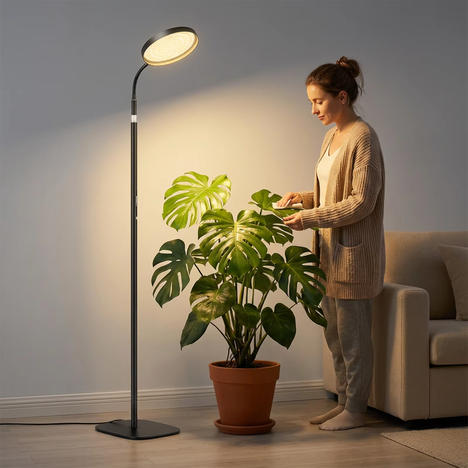 Lampes de culture pour plantes d'intérieur avec minuterie marche/arrêt automatique, lampe de culture