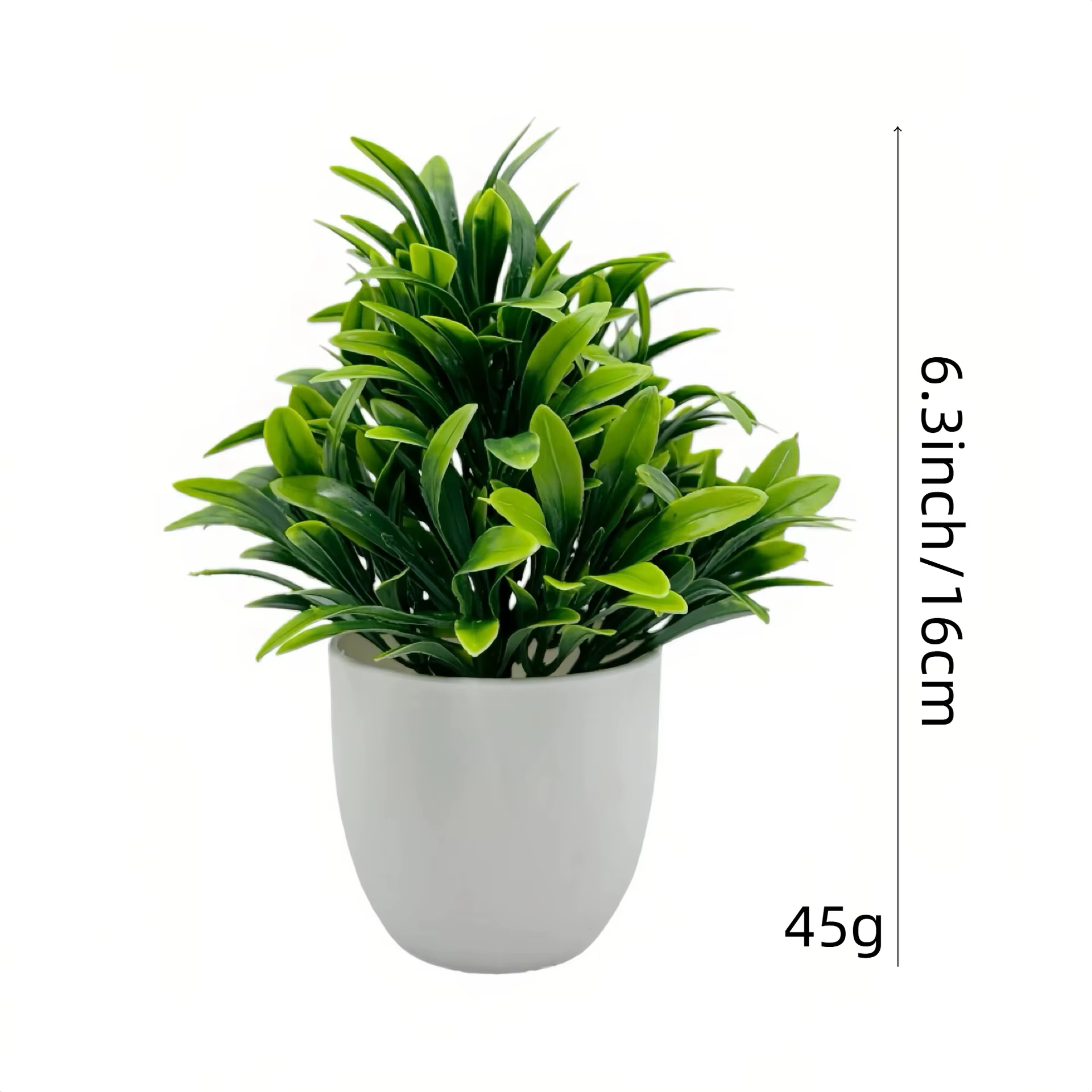 Plantes artificielles en pot en gros, fausses plantes vertes, bonsaïs en plastique pour la décoratio