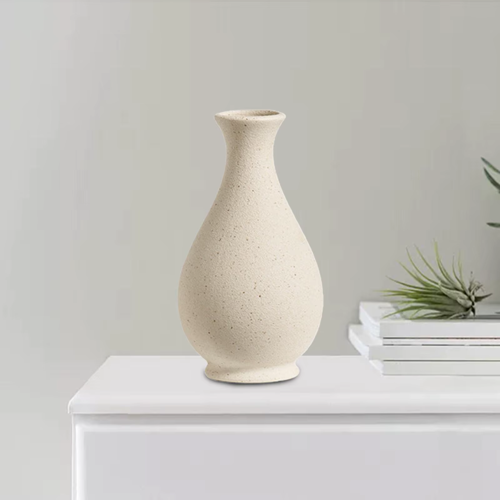 Vase en céramique nordique, pot pour plantes hydroponiques et fleurs séchées, artisanat d'art pour j
