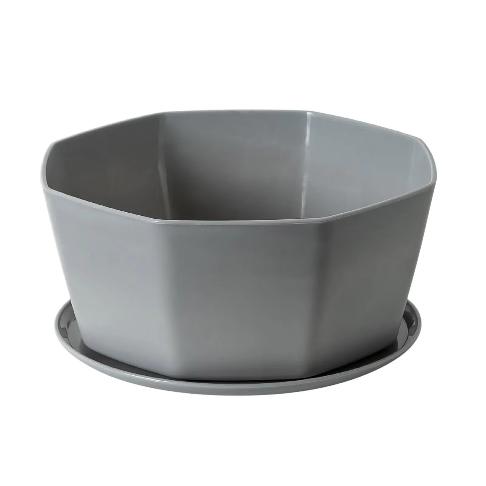 Pots de fleurs d'intérieur en plastique, 1/3/4 pièces, pour l'extérieur, avec trous de Drainage et s
