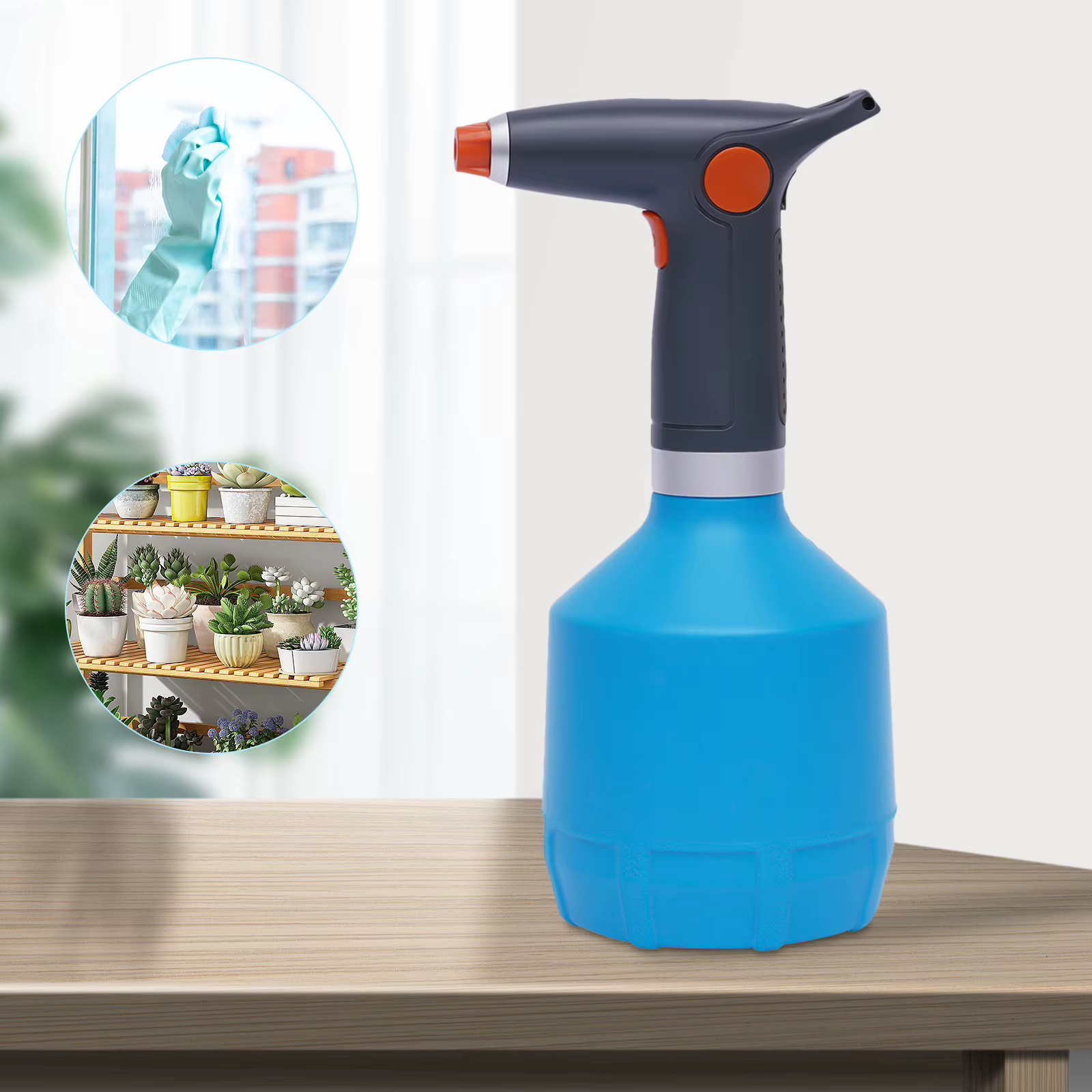 Pulvérisateur d'eau électrique Rechargeable pour plantes, flacon pulvérisateur automatique de 1000ml