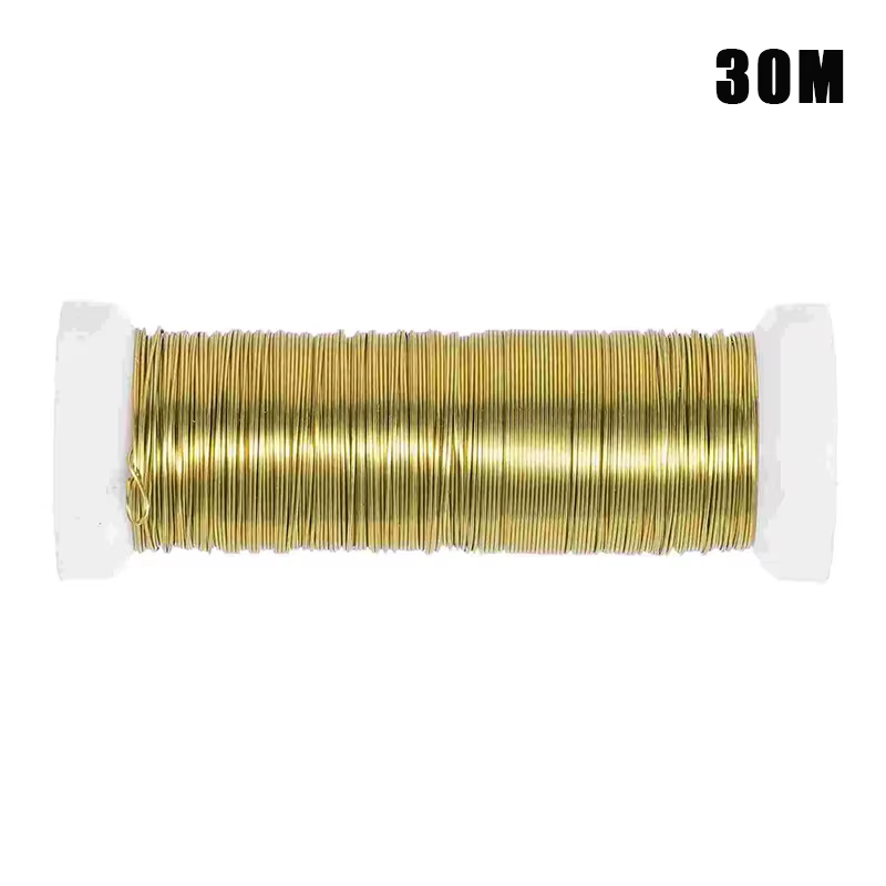 Rouleau de Fils de Fer pour Fleurs Artisanales, pour Fleuriste, 1 Pièce
