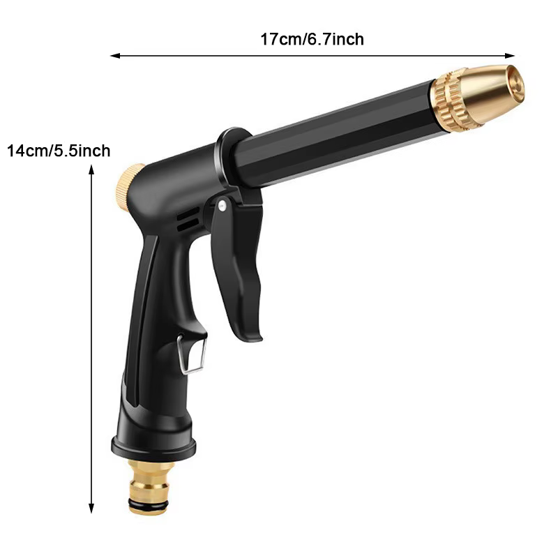 Pistolet à eau haute pression, lavage de voiture, tuyau d'arrosage de jardin, buse d'arrosage, piche