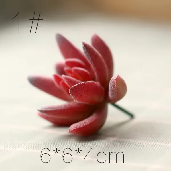 Diverses plantes succulentes artificielles tropicales, paysage de Lotus, fleur décorative, Mini faus