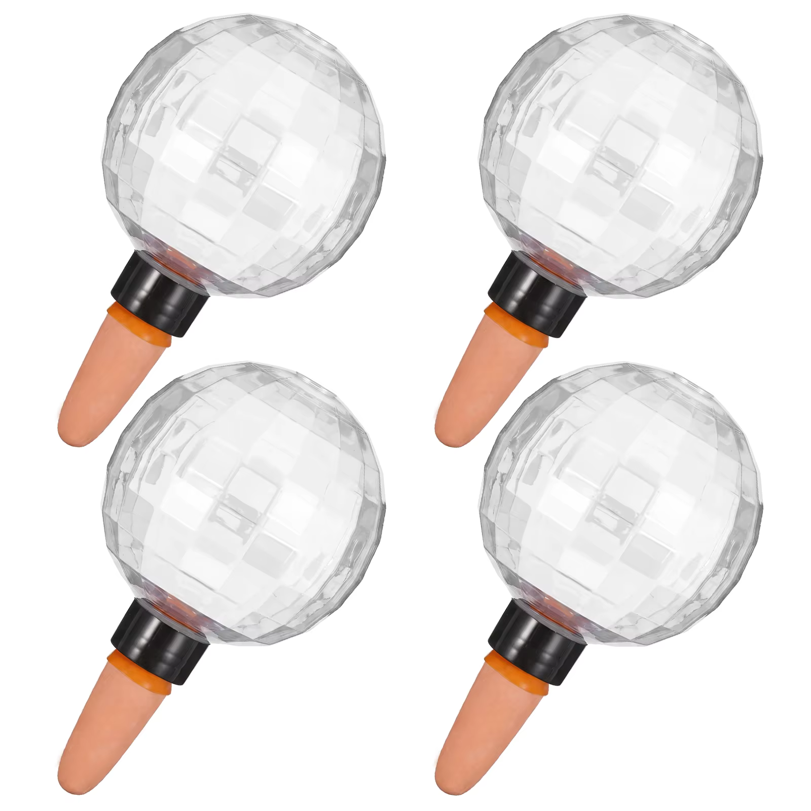 4 globes d'arrosage automatiques 500 ml, globe d'arrosage automatique pour plantes, insert pour pot,