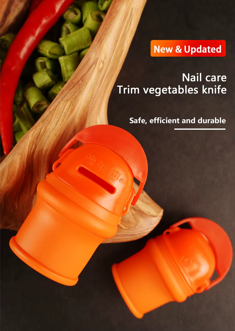 Couteau à pouce en Silicone pour jardinage, outil de récolte, séparateur, protection des doigts, pla