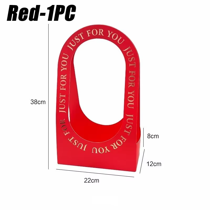 Panier de fleurs à main, coffret cadeau floral creux pour bouquets, parfait pour les boutiques de fl