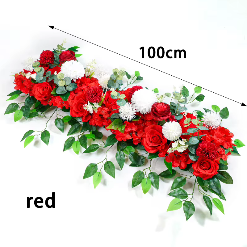 Mur de Fleurs Artificielles pour Mariage, 50/100cm, Fournitures pour Inpivoines, Roses, NucleoDecor,