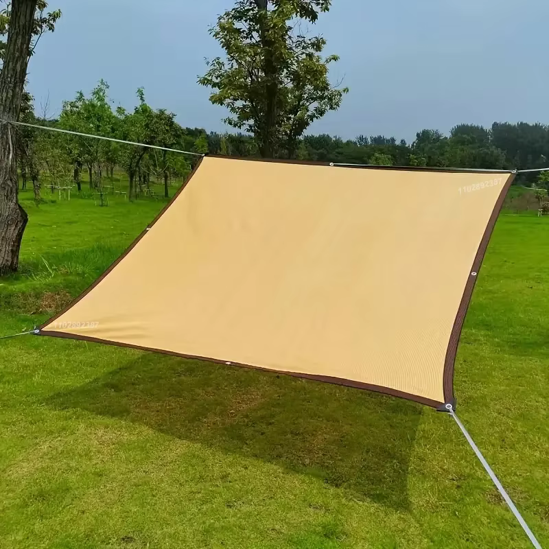 Filet d'ombrage Beige 4x5m, protection UV, hangar pour plantes, pare-soleil extérieur, maille, pare-