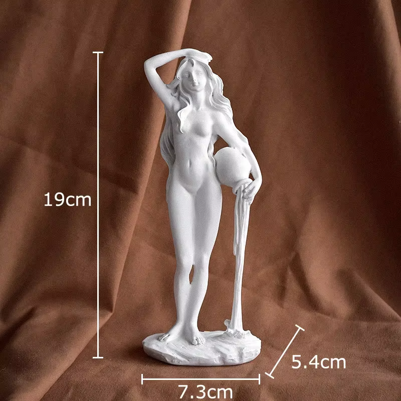 Statue de déesse vénus, figurines mythologiques, décoration de bureau, ornements, personnages créati