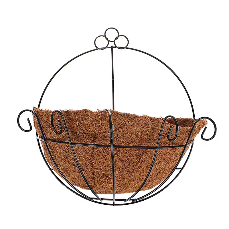 Porte-plante demi-rond pour la décoration intérieure, mur de palmier AMP, conflicFlower T1, jardiniè