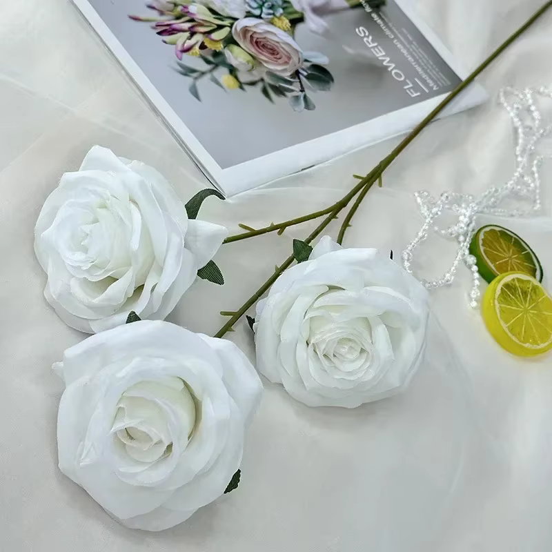 Branches d'ordures artificielles pour la décoration, fausses fleurs, rose violette, rose, décoration