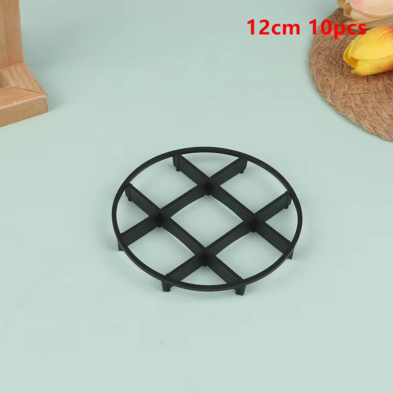 Lot de 10 soucoupes en plastique anti-moisissure pour pots de fleurs, support de drainage pour plant
