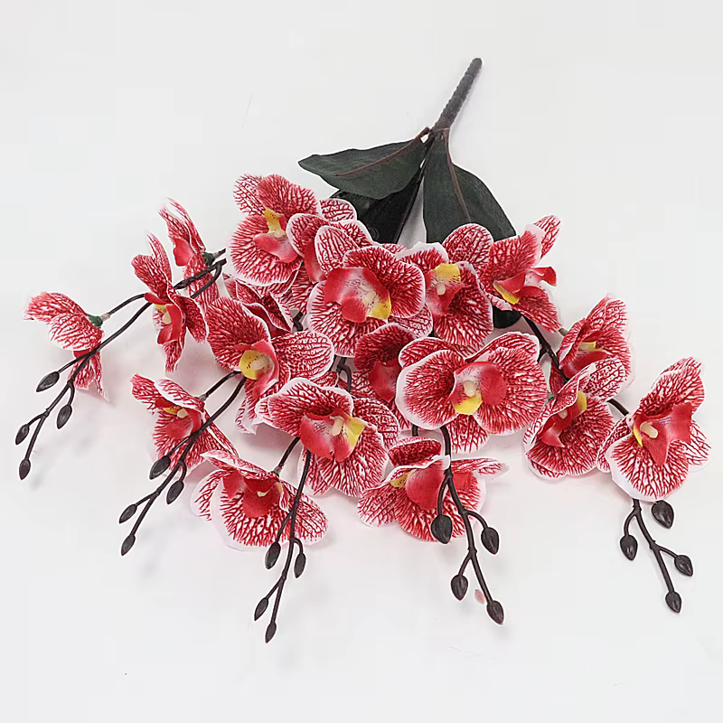 Bouquet de fleurs pour la décoration intérieure, orchidée dansante Phalaenopsis, ornements de mariag