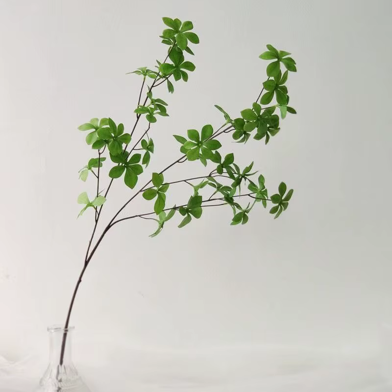 Vert artificiel Pieris japonais de 35,4 pouces, pour vitrine de maison, décoration nordique, fausse 