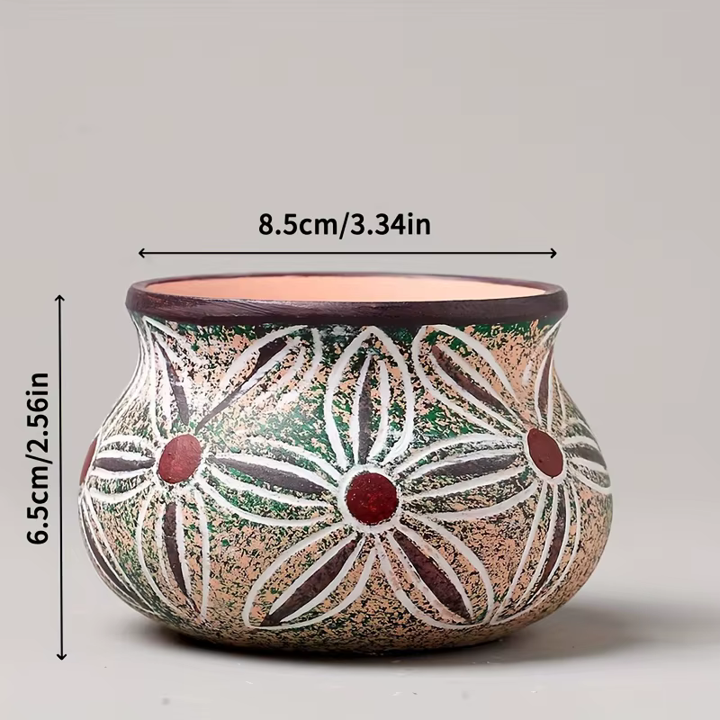 Pots de jardin succulents en céramique, joli jardinière avec Drainage, Pot de fleur, petite plante, 