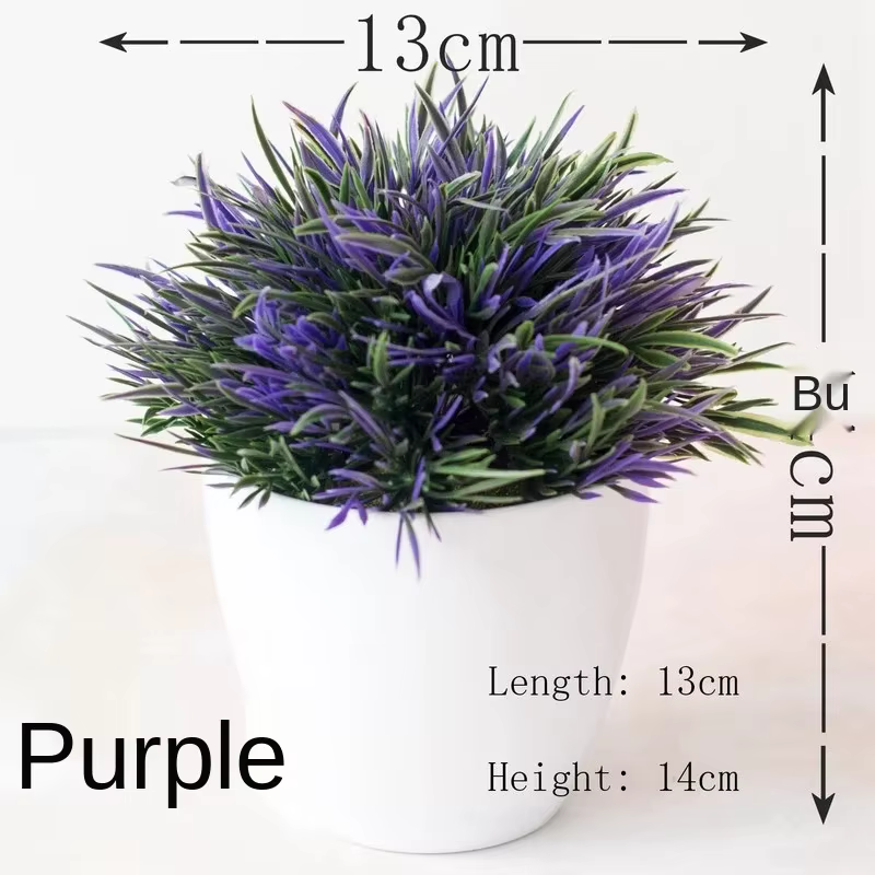 Plantes artificielles bonsaï en verre, série en plastique, fausses plantes en pot, art de la maison,
