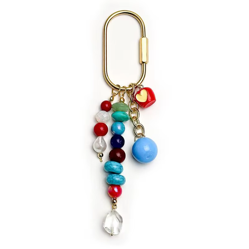 Porte-clés pendentif coquillage style plage, fait main en corde, ornement de sac tendance pour acces