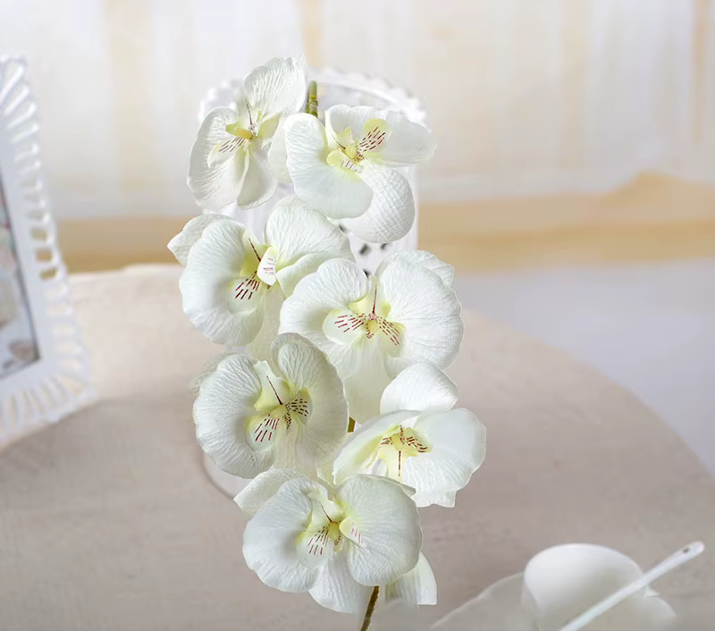 Orchidée Artificielle Phalaenopsis, Plantes, Fausses Fleurs, Décoration d'intérieur, ixde Mariage, 7