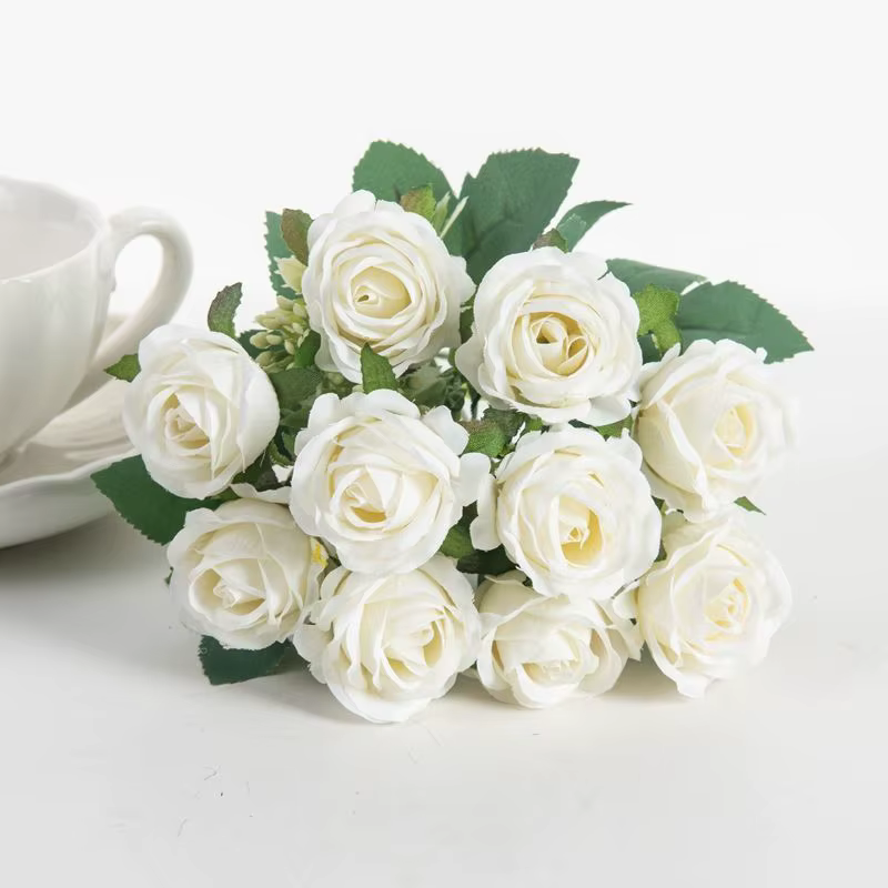 Bouquet de fleurs artificielles de bégonia, 1 pièce, longue vigne appropriée pour mur, salle familia