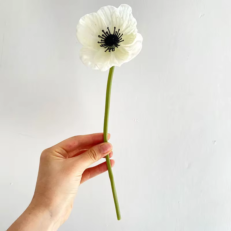 Mini Fleur Artificielle de Coquelicot en PU, Décoration de la Maison, Accessoires de Photographie de