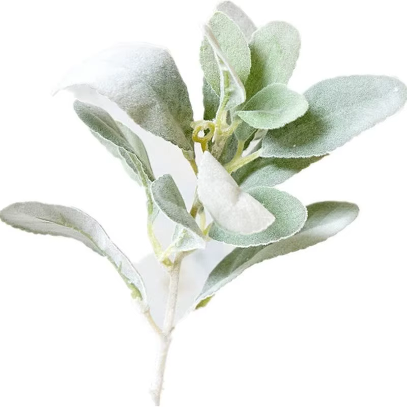 Plantes artificielles de haute qualité, velours, oreilles de lapin, herbe, vase de maison, décoratio