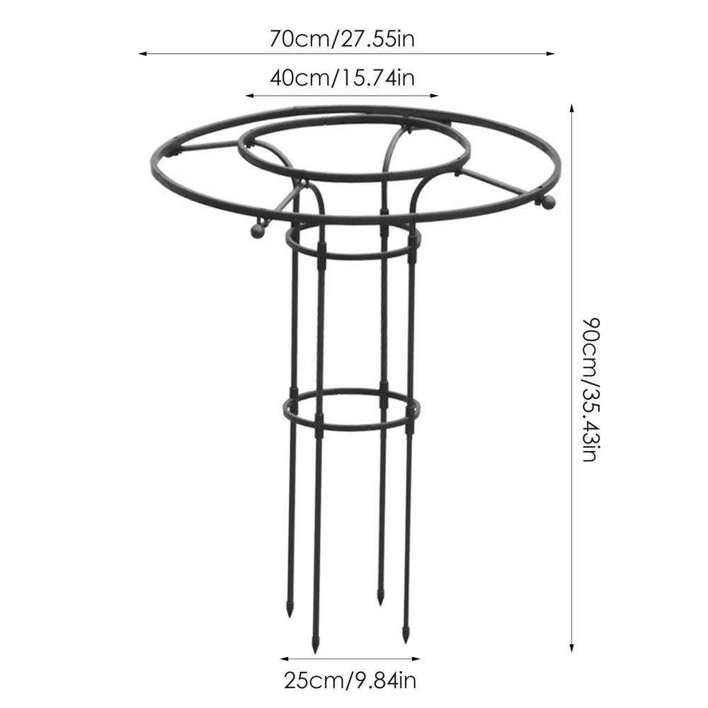 Treillis de jardin pour plantes grimpantes, treillis antirouille, Support de plantes de vigne en mét