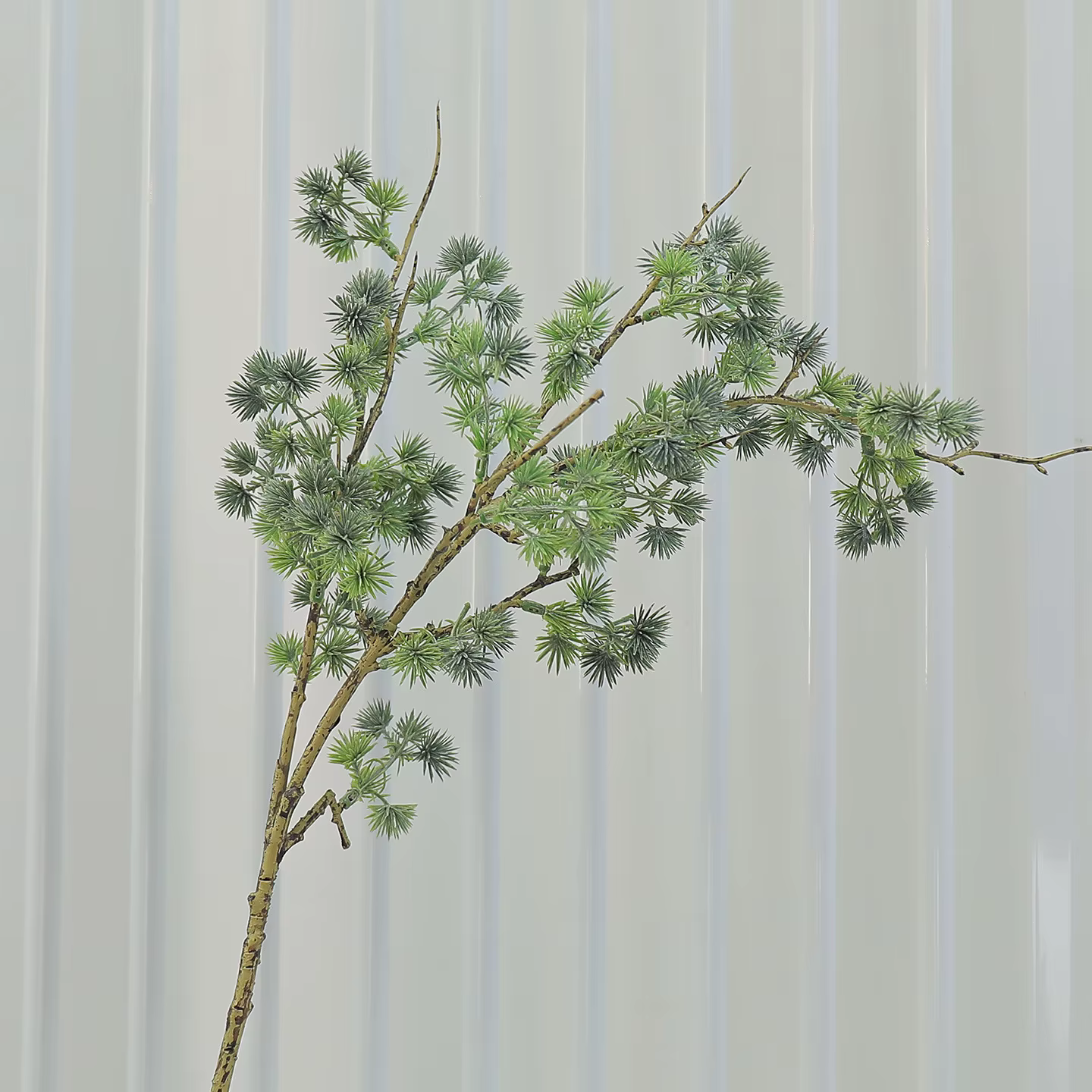 Lot de 3 piniers artificiels en plastique, plantes vertes décoratives pour la maison, Noël, simulati