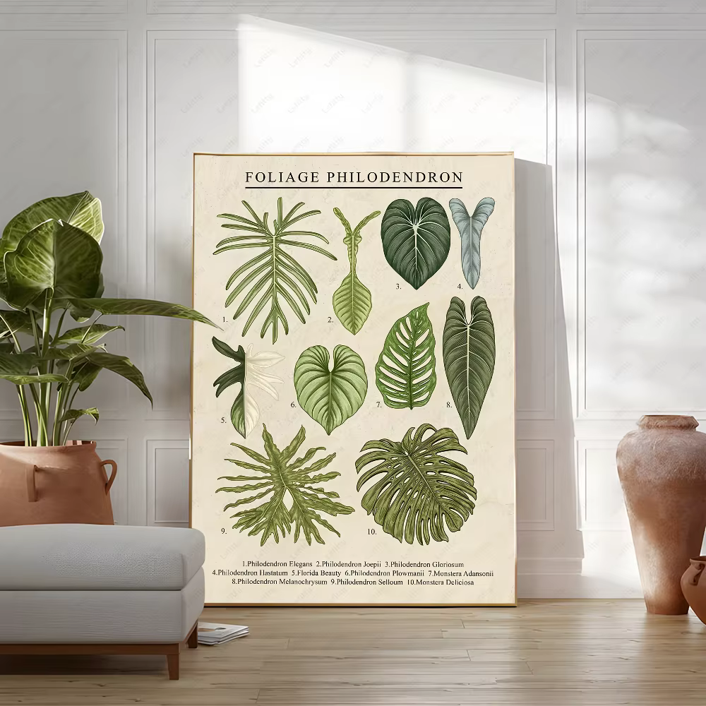 Affiche d'art de fruits et légumes, peinture d'art mural, étude, décoration nordique pour la maison