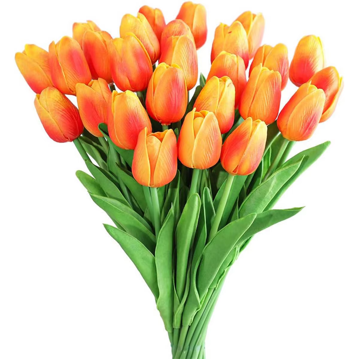 Vase de tulipe artificielle au toucher réel, 10/30 pièces, décoration de maison, jardin de mariage, 