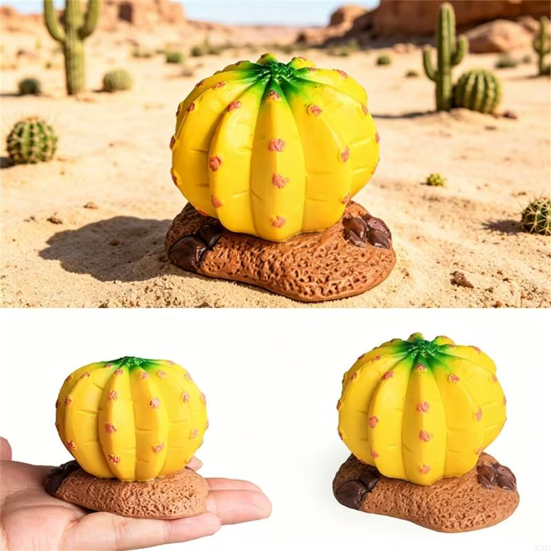 Modèle Cactus du désert, plante verte artificielle, faux cactus pour Table sable, accessoires scène 