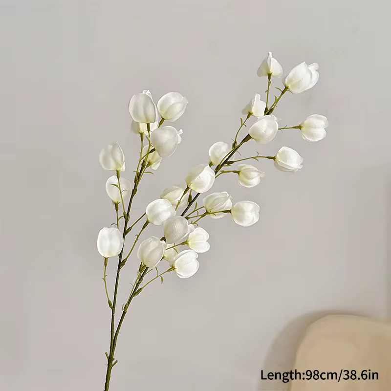 Simulation de plantes vertes, saule pleureur artificielle, fausses plantes, branche, décoration de f