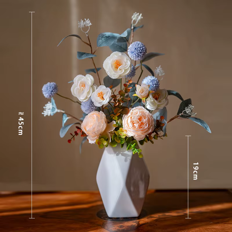 Fleurs artificielles décor bouquet fleurs séchées mariage flores artificiales para decoracion hogar 