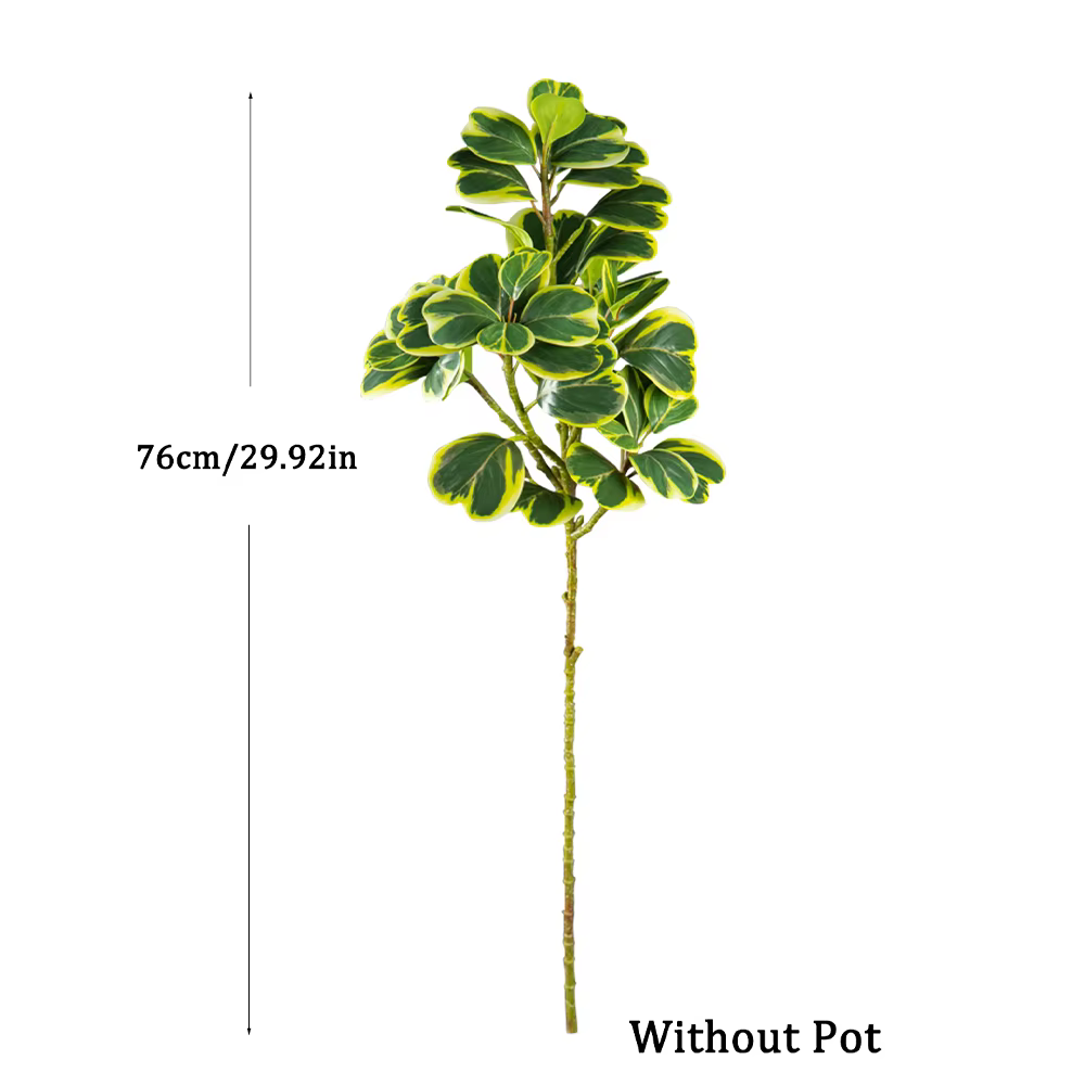 Arbre Ficus artificiel 76cm/115cm, fausses plantes tropicales, branche en plastique et caoutchouc, f