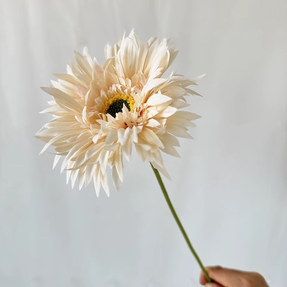 10 Bouquets de fleurs artificielles en soie Gerbera, marguerites, tournesols pour la décoration de l