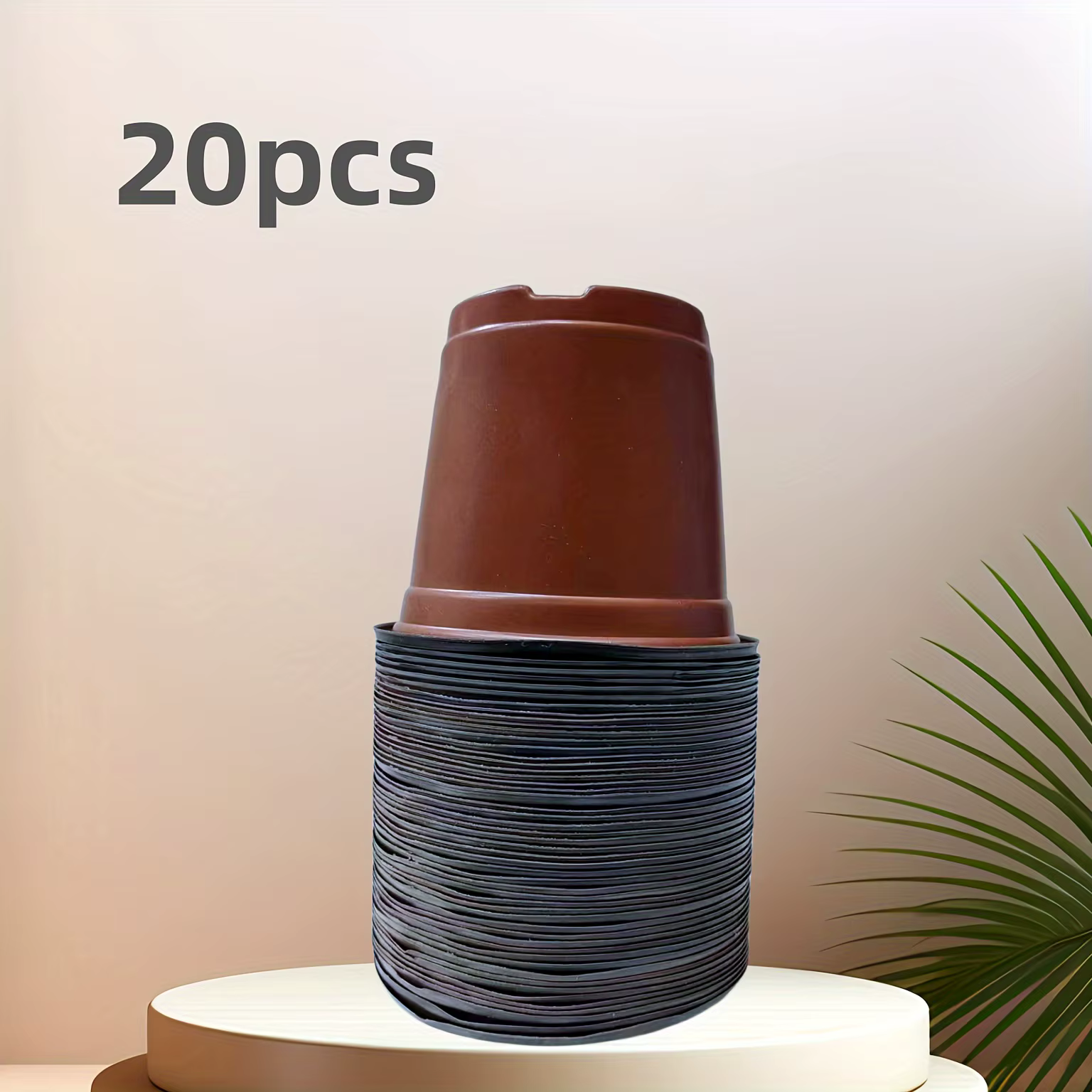 Paquet de 50 Pots de pépinière de style américain – Conteneurs polyvalents pour semis intérieurs/ext