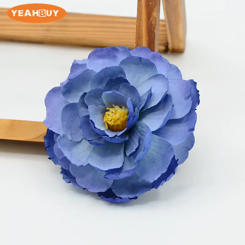 Tête de fleur de pivoine artificielle, 10 couleurs, faux hellebore pour bricolage, Bouquet de mariag
