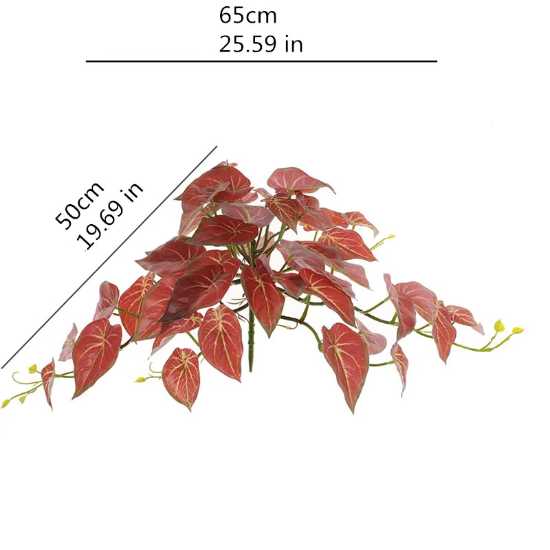 Simulation de Plantes Artificielles Rares, Rotin, Impression 3D, Fausse Fleur, Décoration de Fenêtre