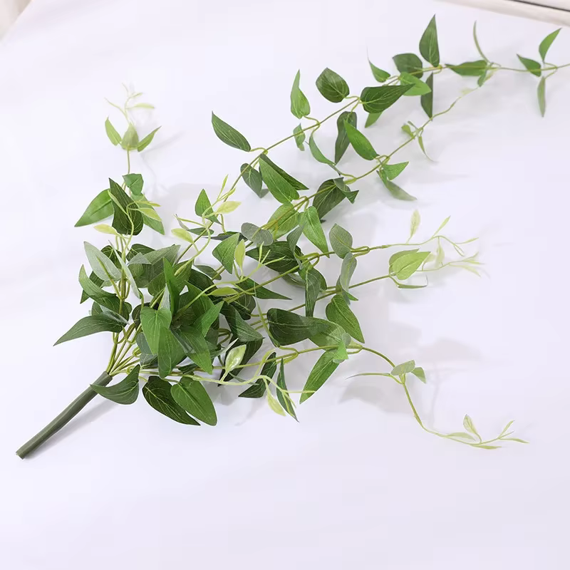 Fleur de chèvrefeuille artificielle pour la décoration de la maison, cuir chevelu d'alématite, plant