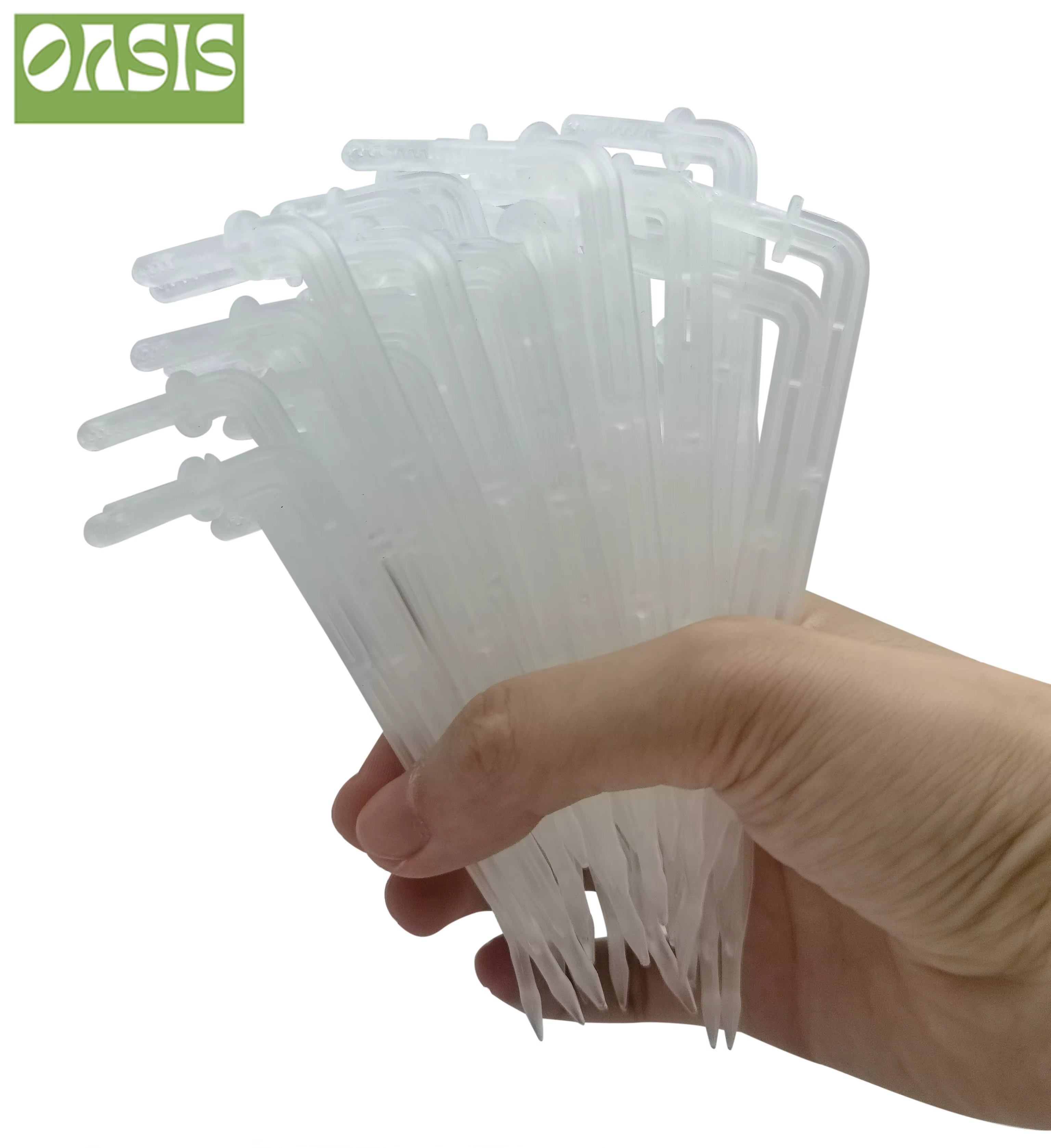 OASIS-Micro Irrigation de Jardin, Flèche de Courbure Transparente, Goutteur de Tuyau, Émetteur de Go