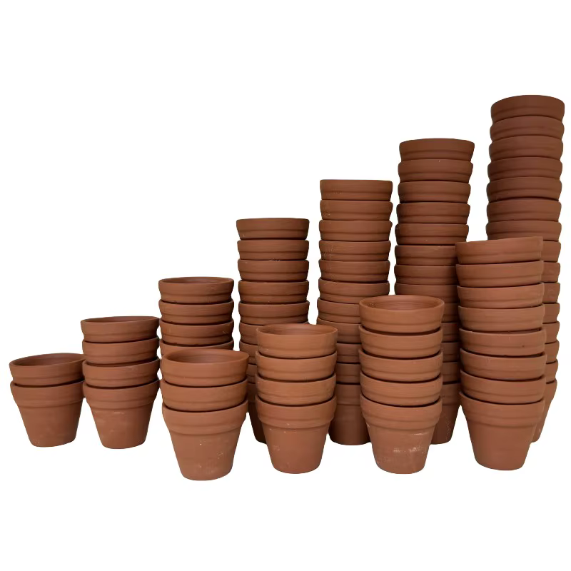 80 pièces petit Mini 1.3 "Pot en terre cuite argile céramique poterie planteur, Cactus fleur pépiniè