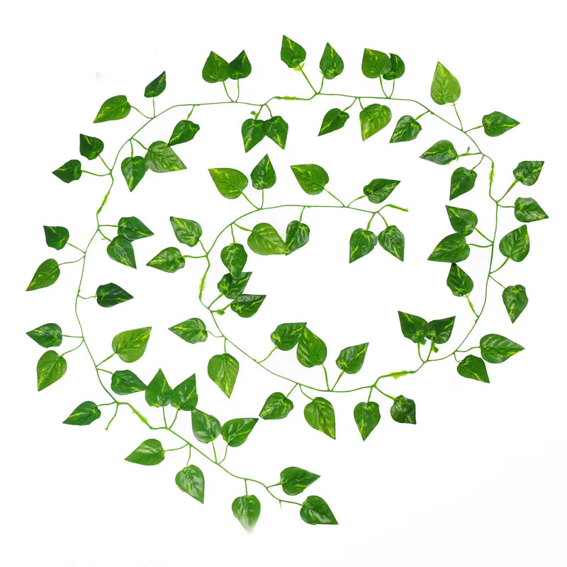 Lierre Vert Artificiel, Plantes de Vigne pour la Maison, Jardin, Décor de ixde Mariage, Guirxiété de