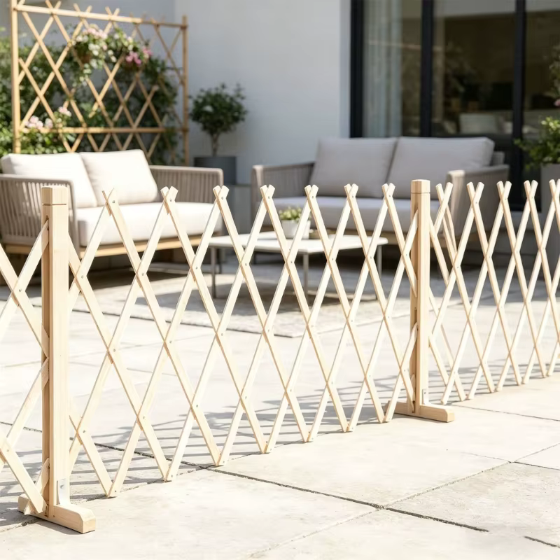 Treillis jardin en treillis saules élargi, Support pour plantes, treillis grimpants, décoration clôt