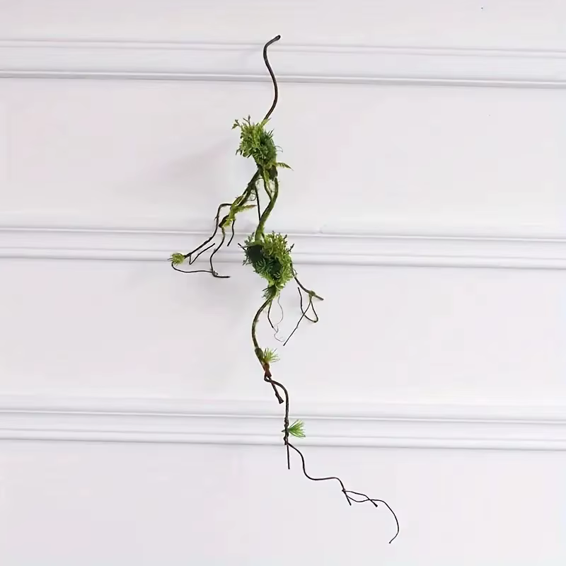 Vigne séchée de verdure artificielle, décoration de maison et de cuisine, vigne suspendue pour fête 
