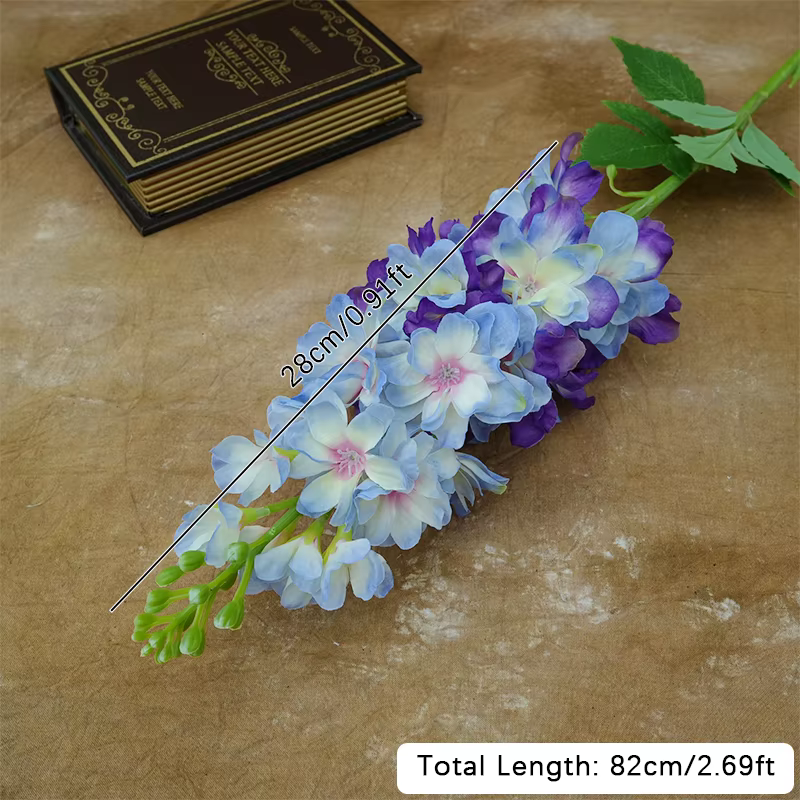 InjFlower Delphinium Enge Él, décoration florale de mariage, matériel de bricolage, accessoires phot