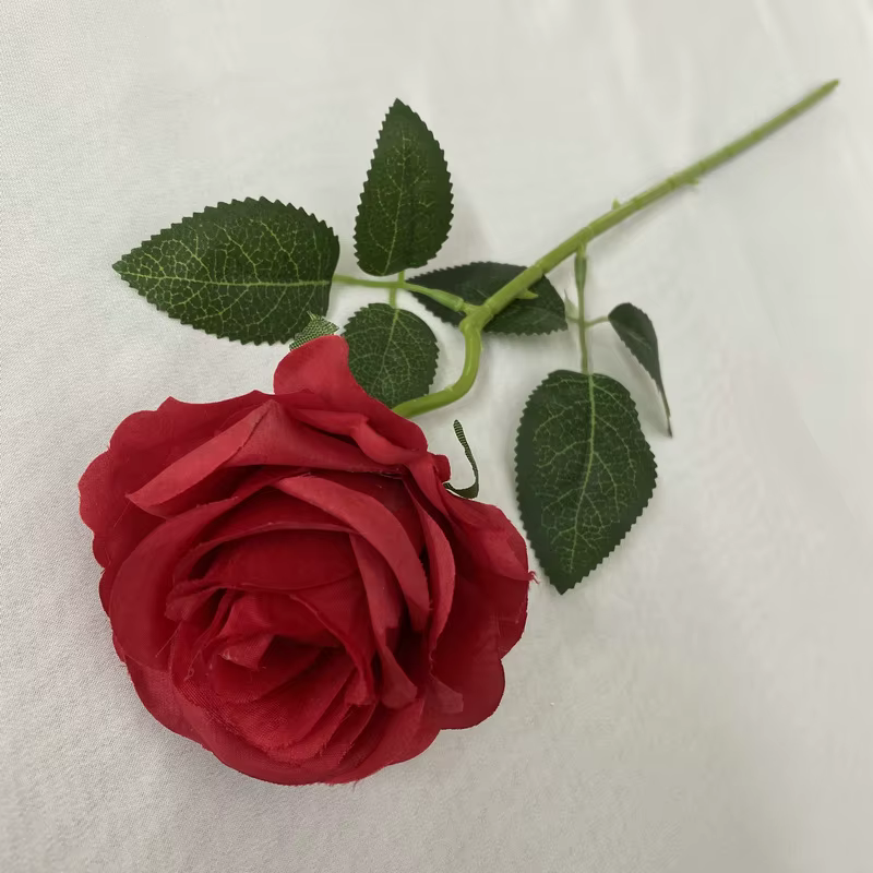 Série rouge fleurs artificielles pivoines Roses arc de mariage décoration de fête de vacances fausse
