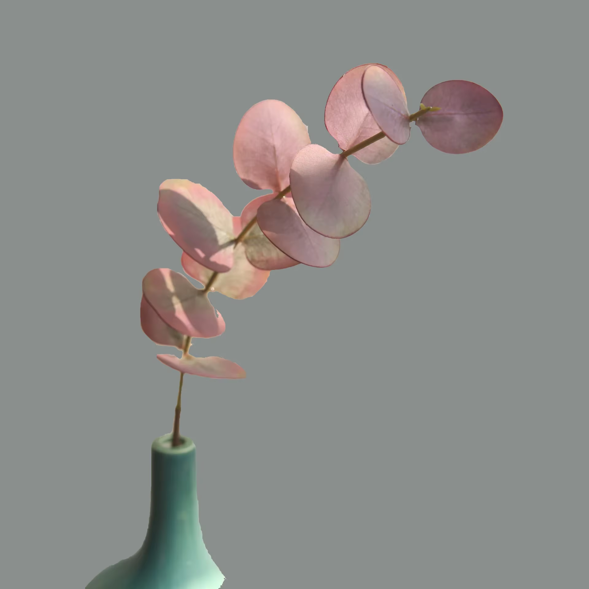 Feuilles d'eucalyptus artificielles au toucher réel, drapeau à main, plante, bouquet de mariage, fau